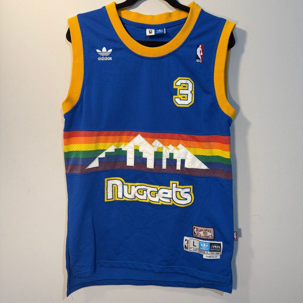 Hardwood Classics Allen Iverson Jersey Adult Large Adidas #3 , vintage